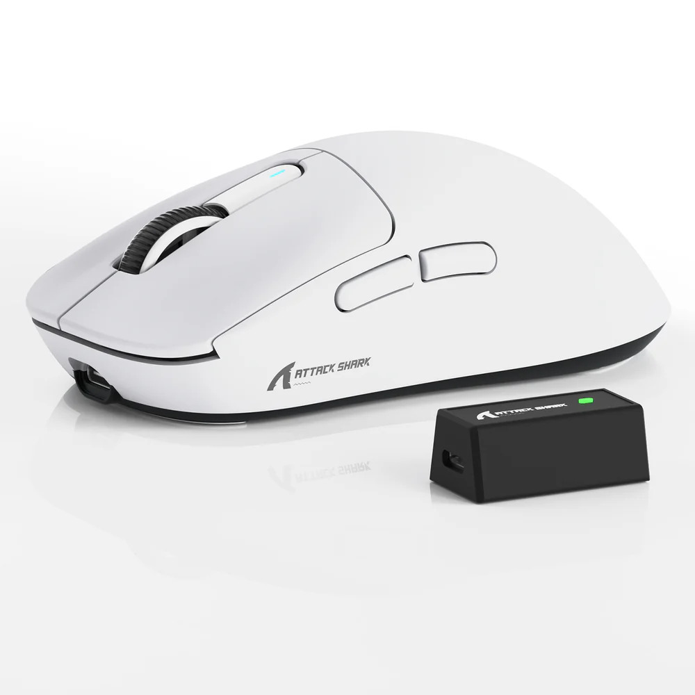 MOUSE GAMING ATTACK SHARK X3 PRO WIRELESS WHITE